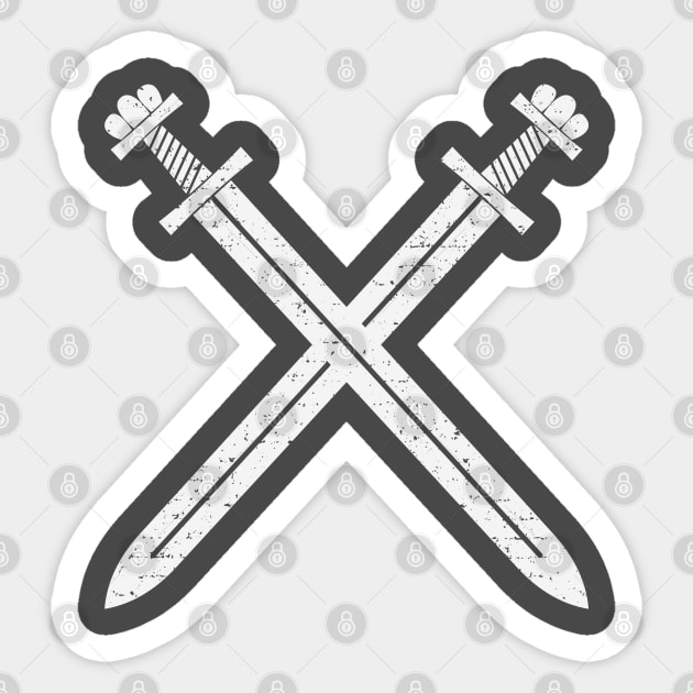 Viking Swords Sticker by hanoded